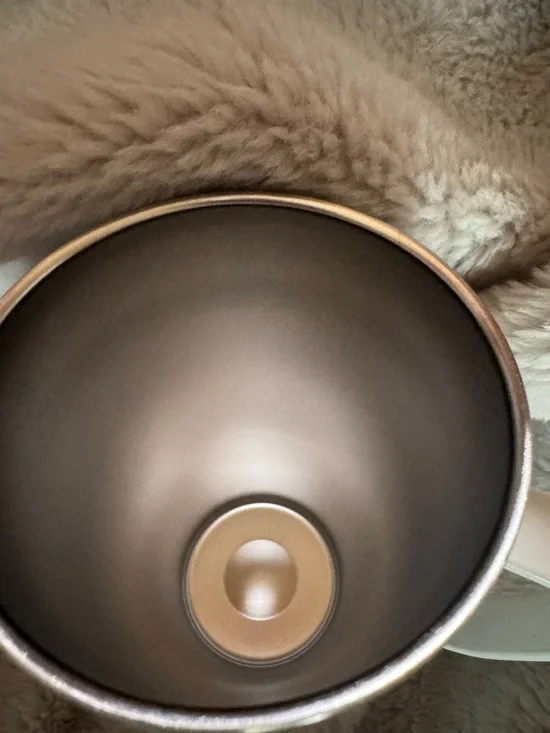 Swig Travel Tumbler Mug in Brown & White Cowhide Print - Picture 3 of 3